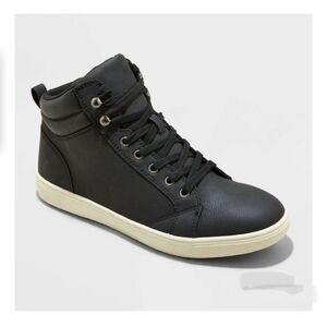 Men’s Drew Black Sneaker Boots Goodfellow & CO size 8